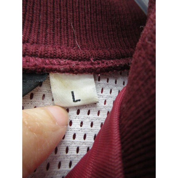 VINTAGE Swarthmore College Jacket Large 80s Wave One 1/4 Zip Letterman * - Picture 15 of 16